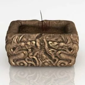 Antique Decorative Garden Planter 3d model
