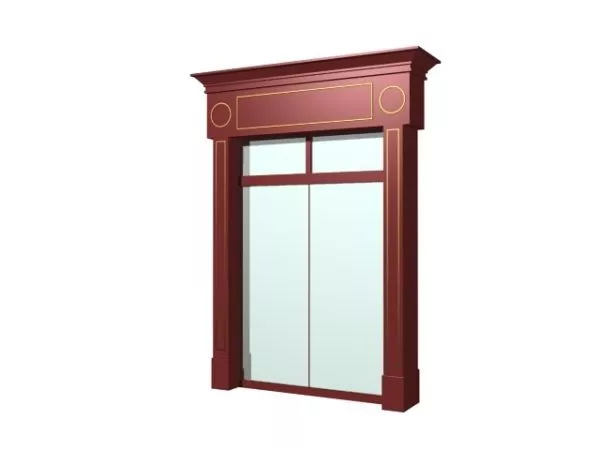 Antique Home Interior Door 3d model Antique Home Interior Door 3d model