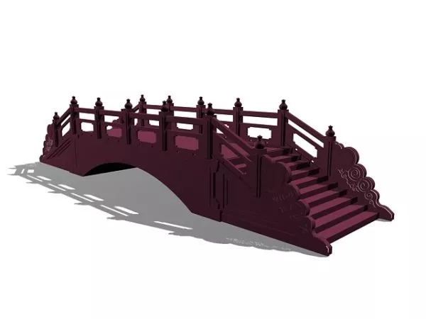 Small Garden Bridge 3d model