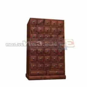 Wooden Medicine Cabinets 3d model