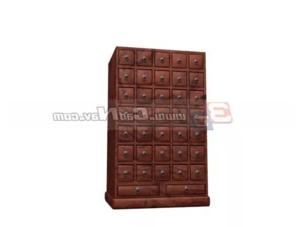 Wooden Medicine Cabinets 3d model Wooden Medicine Cabinets 3d model