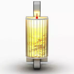 Antique Design Oriental Wall Sconce 3d model