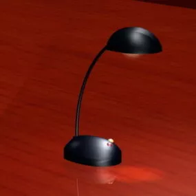 Antique Black Reading Lamp 3d model