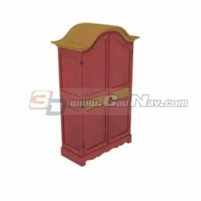 Antique Side Cabinet 3d model