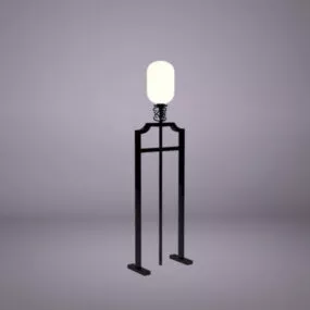 Home Lighting Antique Stand Lamp 3d model
