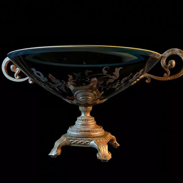 Antique Bowl Vase 3d model Antique Bowl Vase 3d model
