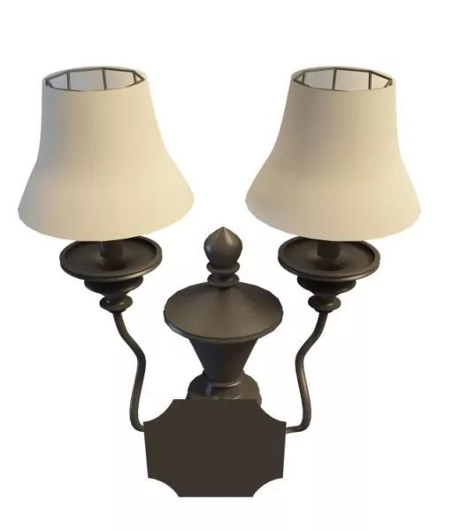 Art Sconce Lamp Orione 3d model