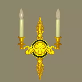 Antique Wall Mount Sconces Light 3d model