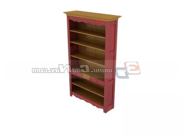 Antique Wooden Wall Storage Cabinet 3d model Antique Wooden Wall Storage Cabinet 3d model