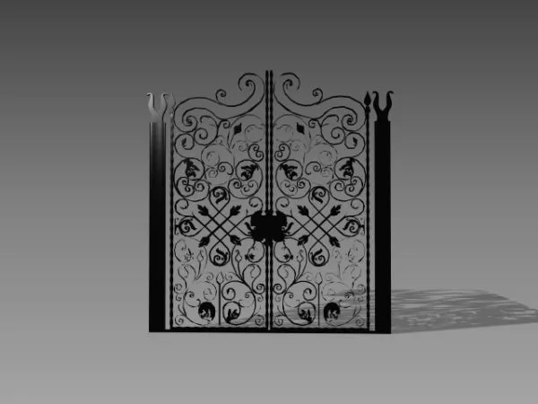 Old Gate To The Garden 3d model