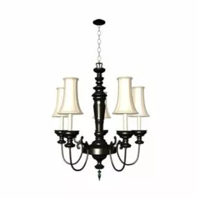Antique Chandelier Home Pendant Light 3d model