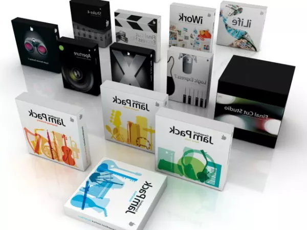 Apple Store Software Packaging Boxes 3d model Apple Store Software Packaging Boxes 3d model