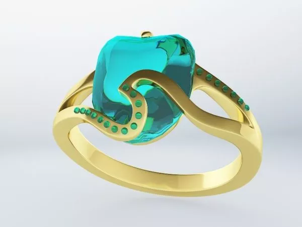 Ruby Ring 3d model