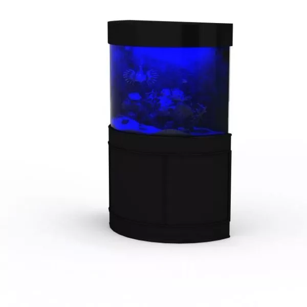 Scifi Bot With Aquarium Center 3d model