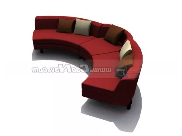 Classic Building Arc Column 3d model