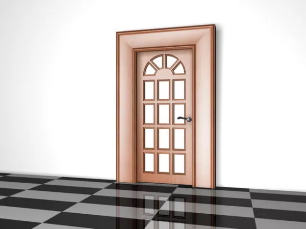 Arch French Style Home Door 3d model Arch French Style Home Door 3d model