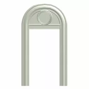 Home Arch Door Frame Design 3d model