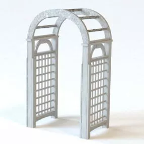 Landscape Arched Garden 3d model
