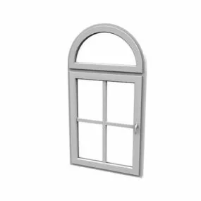 Home Arched Casement Window 3d model