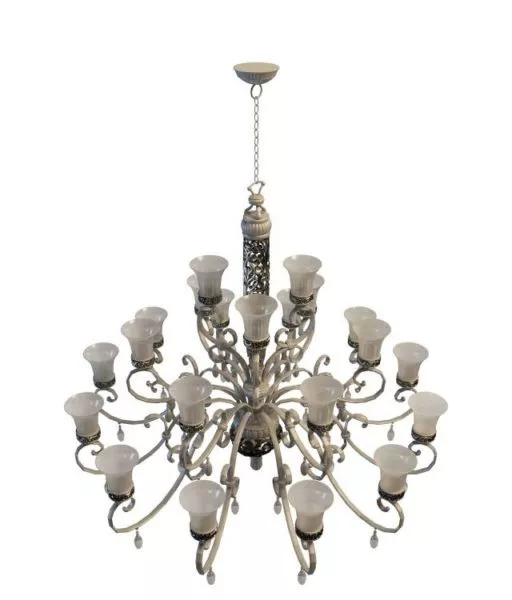 Antique Arm Chandelier Lighting Fixture 3d model Antique Arm Chandelier Lighting Fixture 3d model