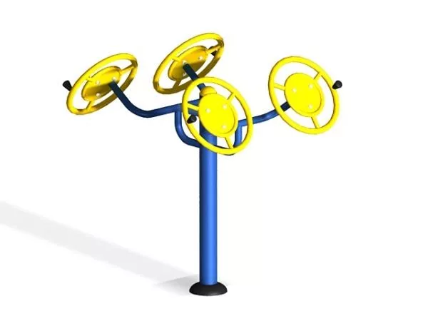 Gym Arm Exercise Equipment Wheel 3d model Gym Arm Exercise Equipment Wheel 3d model