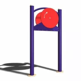 Outdoor Arm Wheel Exercise Equipment 3d model