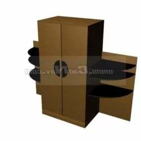 Furniture Armoire Wardrobe 3d model