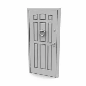Armored Door Furniture 3d model