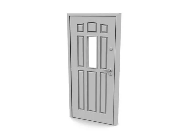 Slide Window Plastic Frame 3d model