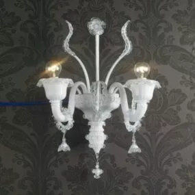 Home Art Deco Crystal Wall Sconces 3d model