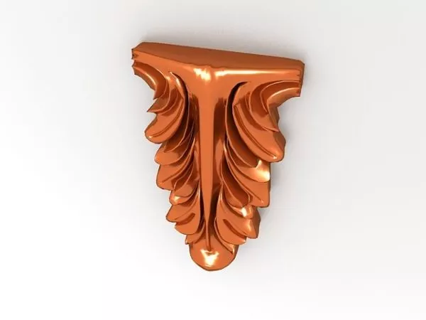 Art Decor Wooden Corbel 3d model Art Decor Wooden Corbel 3d model