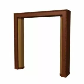 Art Deco Doorway Frame 3d model