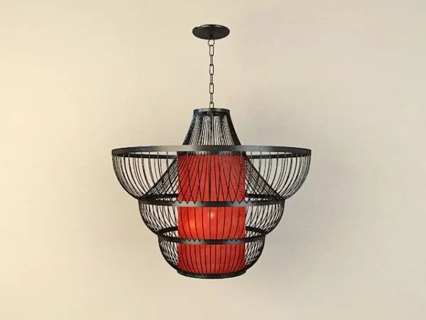 Living Room Asian Lighting Chandelier 3d model Living Room Asian Lighting Chandelier 3d model