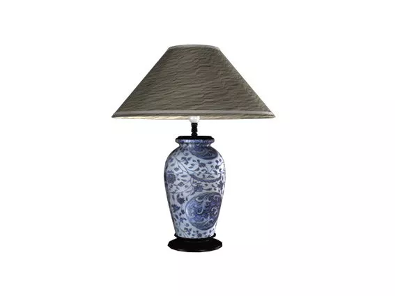 Asian Ginger Jar Table Lamp 3d model Asian Ginger Jar Table Lamp 3d model
