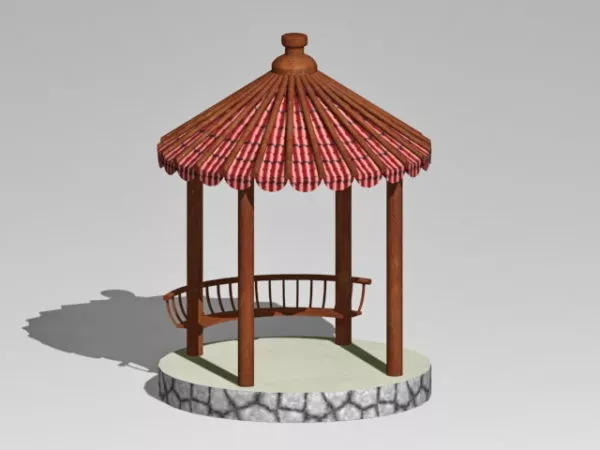 Gazebo Frame 3d model