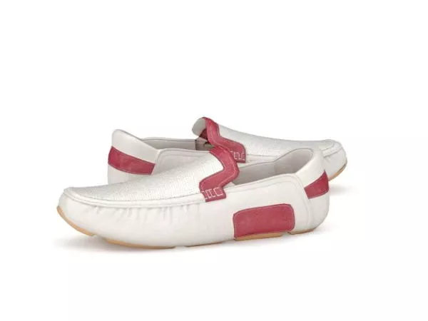 Alexander Mcqueen White Sneakers 3d model