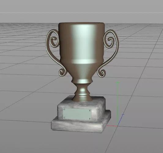 Trophy Thunder Icon 3d model