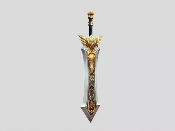 Game Awesome Anime Sword 3d model Game Awesome Anime Sword 3d model