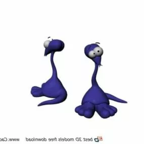 Baby Toys Plastic Toy Animal 3d model