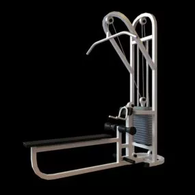 Back Extension Gym Machine 3d model