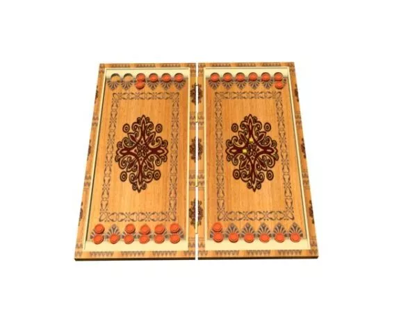 Backgammon Board Games Set 3d model Backgammon Board Games Set 3d model