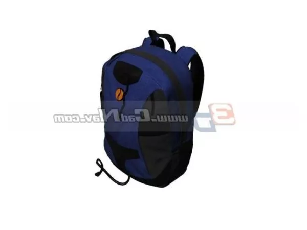 Adventure Backpack School Accessories 3d model