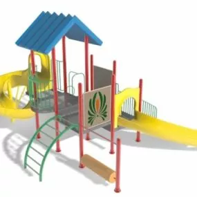 Children Backyard Playset 3d model