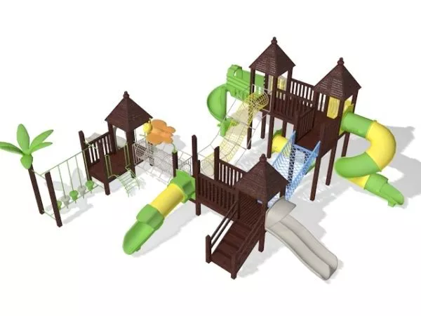 Playground Equipment Slide For Kid 3d model
