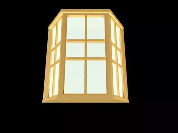 Steel Case Wall Sconce Lamp 3d model
