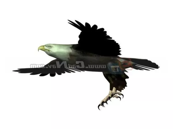 Eagle Sculpture Statue 3d model