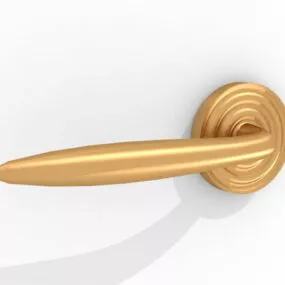 Baldwin Design Brass Door Lever 3d model
