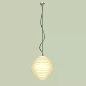 Modern Ball Pendant Light 3d model
