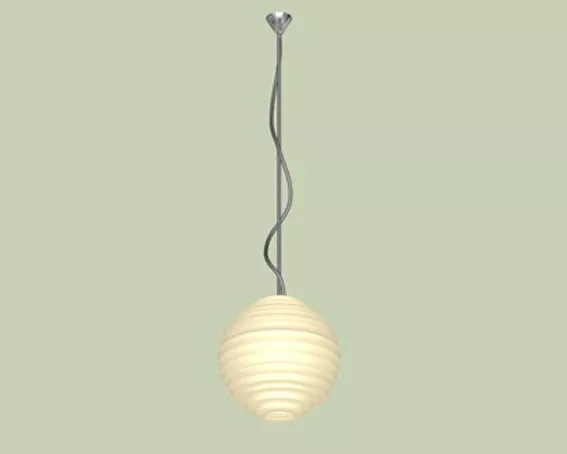Modern Ball Pendant Light 3d model Modern Ball Pendant Light 3d model