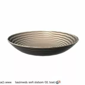 Bamboo Fruit Plate 3d model